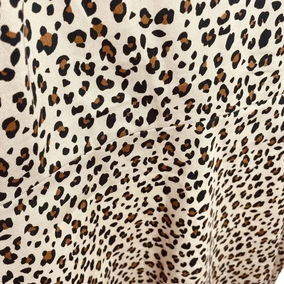J.CREW Women's Leopard Sleeveless Sheath Midi Dress - Picture 8 of 14